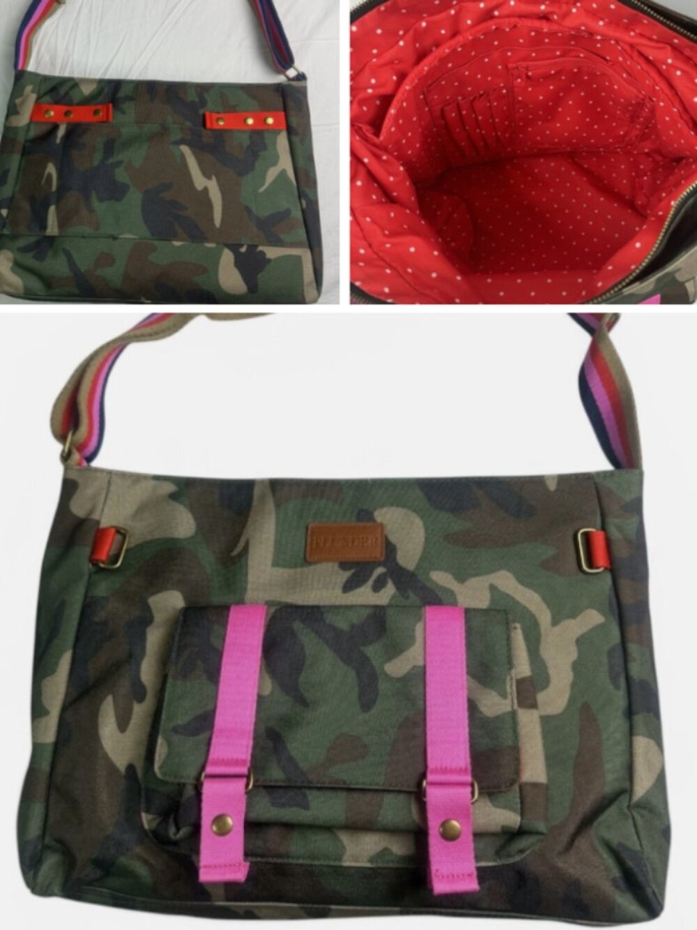 Plunder Crossbody Messenger Bag